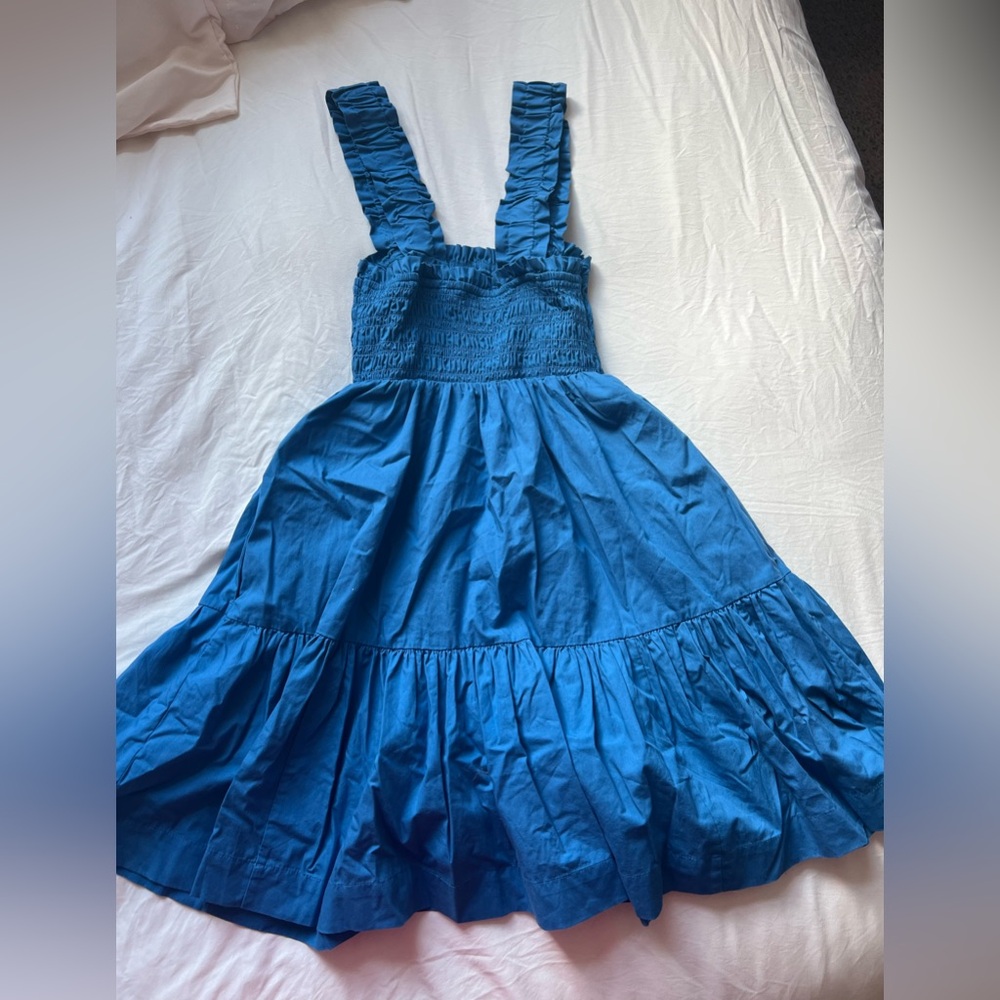 Abercrombie & Fitch Blue Smocked Dress